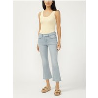 Women's Suki Mid Rise Kick Flare Luxe Stretch Jeans (Bass Rock) Size 34 by Silver Jeans