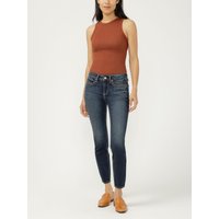 Women's Suki Mid Rise Skinny Luxe Stretch Jeans (Oxford) Size 30 by Silver Jeans