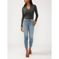 Women's Isbister High Rise Straight Leg Luxe Stretch Jeans (Stevie) Size 24 by Silver Jeans