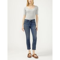 Women's Suki Mid Rise Cropped Skinny Jeans (Orlando) Size 34 by Silver Jeans