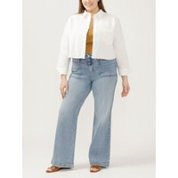 Women's Avery High Rise Trouser Leg Jeans Plus Size (Wanderlust) Size 24W by Silver Jeans