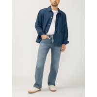 Men's Gordie Loose Fit Straight Leg Luxe Heritage Jeans (Redwood) Size 28 by Silver Jeans