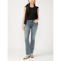 Women's Elyse Mid Rise Slim Bootcut Luxe Stretch Jeans (Betty) Size 32 by Silver Jeans