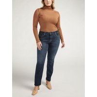 Women's Suki Mid Rise Straight Leg Jeans Plus Size (Indigo) Size 24W by Silver Jeans