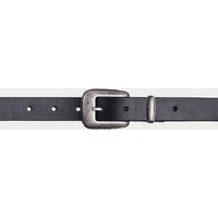 Women's 25mm Genuine Leather Belt (Black) by Silver Jeans