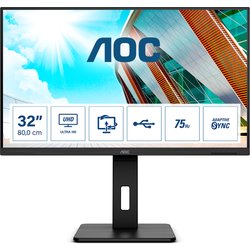 Aoc P2 U32P2 Monitor Pc 80 Cm (31.5") 3840 X 2160 Pixel 4K Ultra Hd Led Nero