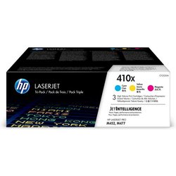 Confezione Da 3 Cartucce Toner Ciano/Magenta/Giallo Originale Ad Alta Capacità Laserjet Hp 410X Confezione Da 3 Cartucce Toner Ciano/Magenta/Giallo Originale Ad Alta Capacità Laserjet Hp 410X