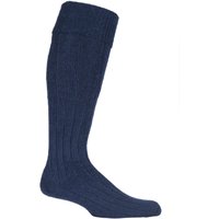 1 Pair Mohair Knee High Socks Extra Cushioning Ribbed Top 8 10
