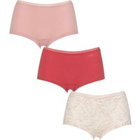 3 Pack Sloggi Go Crush Shorts Small