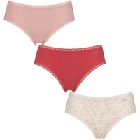 3 Pack Sloggi Go Crush Hipster Briefs Small
