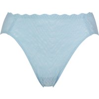 1 Pack Sloggi Zero Feel Bliss High Leg Briefs Light Blue Large