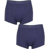 2 Pair Sloggi EVER Ease Hipster Trunks Deep Cobalt M