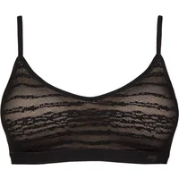 Sloggi FREE Evolve PU Lace women's Triangle bras and Bralettes in Black