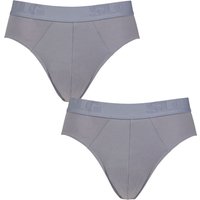 2 Pair Sloggi SLG Base Soft Briefs Morandi S