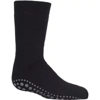 1 Pair Black 2 Catspads Slipper Socks Kids Unisex 3-5 Teens (12-13 Years) - Falke