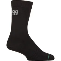 Mens and Women's 1 Pair 1000 Mile Double Layer Repreve Socks Black LM
