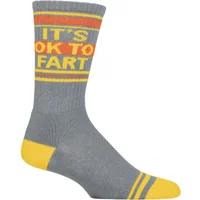 Gumball Poodle 1 Pair It's OK to Fart Cotton Socks Multi One Size