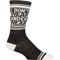 1 Pair I Dont Wear Underwear Cotton Socks One