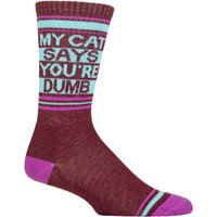 1 Pair My Cat Says Youre Dumb Cotton Socks One