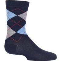 1 Pair Marine Cotton Argyle Socks 6 8.5