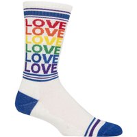 1 Pair Love Cotton Socks One