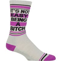 1 Pair Its Not Easy Being Bitch Cotton Socks One