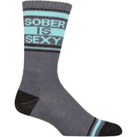 1 Pair Sober Is Sexy Cotton Socks One