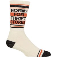 1 Pair Horny Thrift Stores Cotton Socks One
