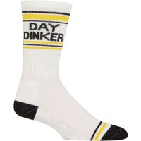 1 Pair Day Dinker Cotton Socks One