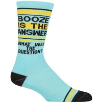 1 Pair Booze Is Answer Cotton Socks One