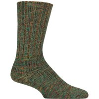 1 Pair Falke Brooklyn Organic Cotton Heavy Weight Socks Pine 5.5 8