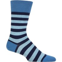 1 Pair Sensitive London Striped Cotton Socks Bonnie 5.5 8