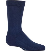 1 Pair Cool 24 7 Organic Cotton Socks Royal Blue 12 2.5