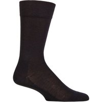 1 Pair Sensitive York Plain Socks Dark 5.5 8