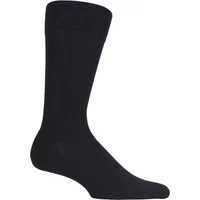 1 Pair Black Cool 24/7 Cotton Socks Men's 7-8 Mens - Falke