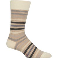 1 Pair Tinted Stripe Wool Socks 5.5 8