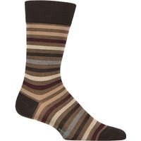 1 Pair Tinted Stripe Wool Socks 5.5 8