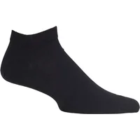 1 Pair Black Cool 24/7 Cotton Sneaker Socks Men's 10-11 Mens - Falke