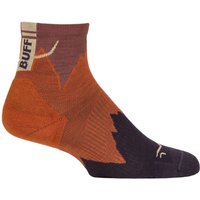 1 Pair BUFF Hike Merino Lightweight Quarter Length Socks Ginger