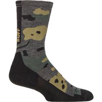 1 Pair BUFF Hike Merino Lightweight Crew Length Socks Grey M