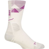 1 Pair BUFF Thermonet Hike Crew Length Socks Whisper L