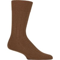 1 Pair Falke Lhasa Rib Cashmere Blend Casual Socks Cappucino 5.5 8