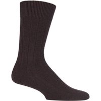 1 Pair Lhasa Rib Cashmere Blend Casual Socks 11.5 14