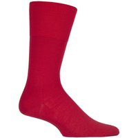 1 Pair Scarlet Airport Plain Virgin Wool Cotton Business Socks 10 11