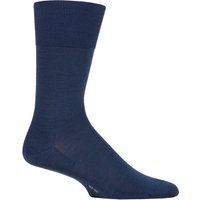 1 Pair ClimaWool Recycled Yarn Socks Royal Blue 8.5 9.5