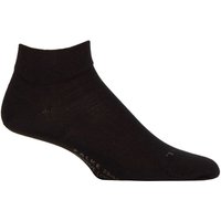 Mens 1 Pair Falke Sensitive London Cotton Trainer Socks Black 11.5-14.5 Mens
