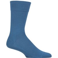 1 Pair Sensitive London Cotton Left Right Socks Comfort Cuff Nautical 8.5 11