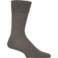 1 Pair Tiago Classic Fil dEcosse Mercerised Cotton Socks Steel Melange 39 40