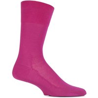1 Pair Tiago Classic Fil dEcosse Mercerised Cotton Socks Carmine 5.5 6.5