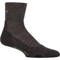 Mens 1 Pair Falke TK2 Wool Short Trekking Socks Charcoal 44-45